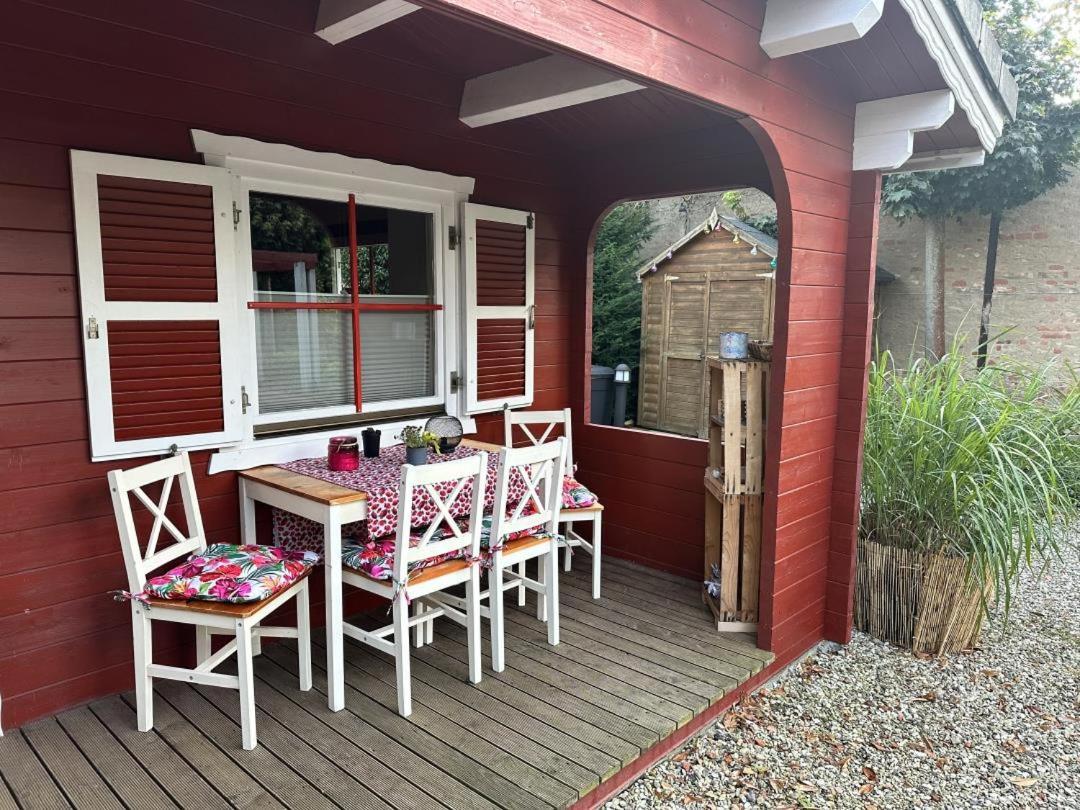 Neu! Ferienhuette Tiny House Villa Schoningen Exterior foto