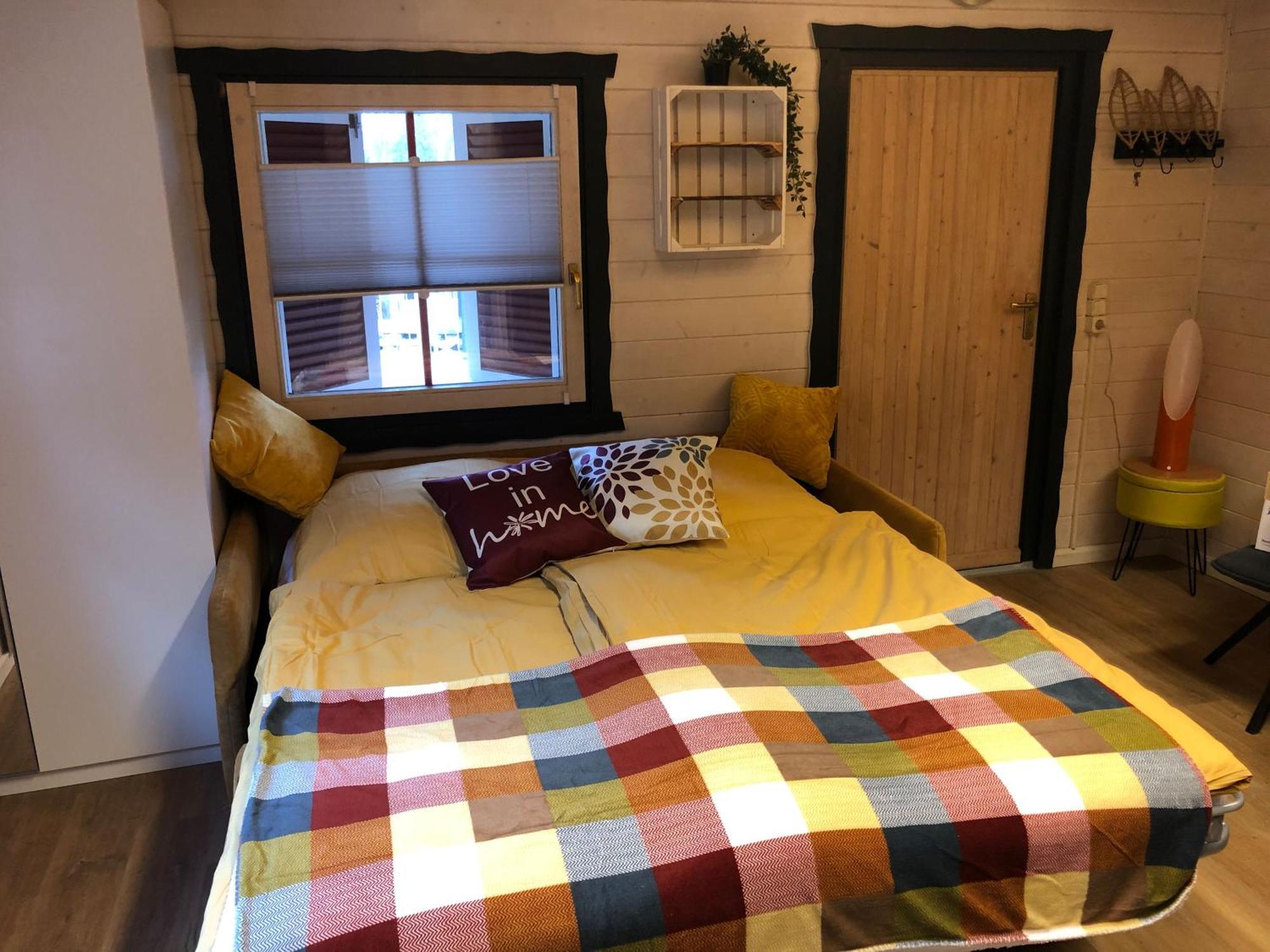 Neu! Ferienhuette Tiny House Villa Schoningen Exterior foto